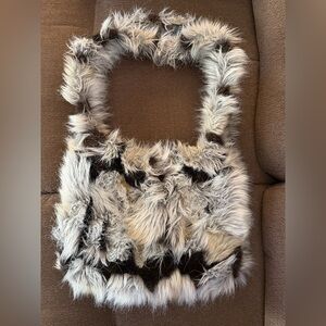 Faux Fur Handbag working actress production